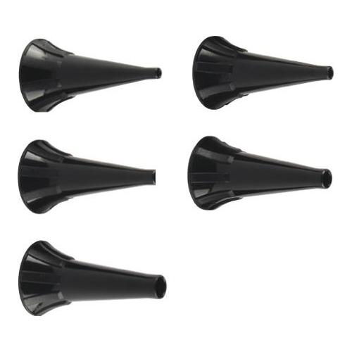 RIESTER Einmal-Ohrtrichter schwarz 5,0 mm AP 100 für e-scope