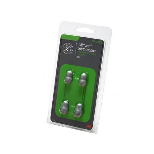 3M Littmann Ersatzteil-Set Softoliven AP 1 Paar groß+klein, grau, sehr weich