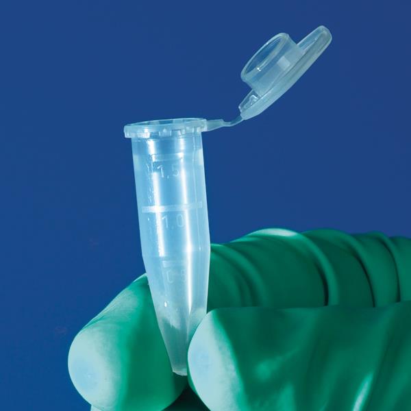 Servoprax Reaktionsgefäße 1,5ml AP 1000 mit Deckel, Naturfarben