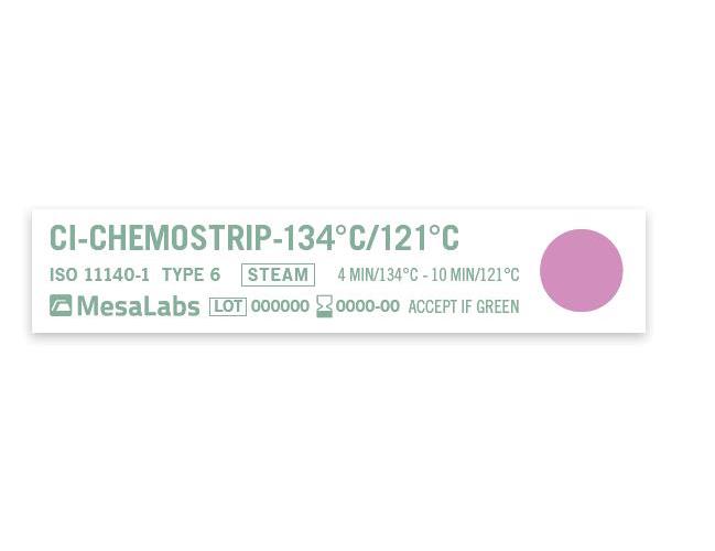 WERNER CI-Chemostrip 134°C/121°C AP 250 Indikatorstreifen Typ 6