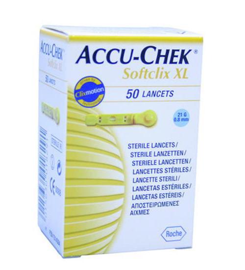 Accu-Chek Softclix XL Lancet AP 50 ster. gelbe Lanzetten 0,8mm