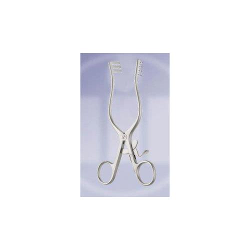 Medicon eG Wundspreizer Weitlaner stumpf 16,5cm, 3x4 Zähne