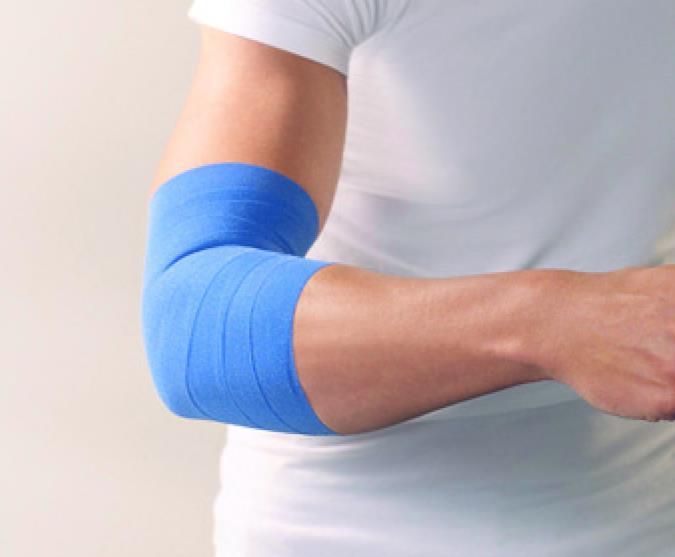 Haftelast Kohäsive Fixierbinde LF 4cmx4m, einzeln verpackt, creme