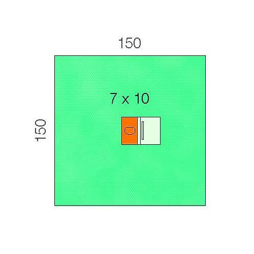 Lohmann & Rauscher International GmbH & Co. KG Raucodrape PRO Augentuch 3-lagig, 150x150cm, steril, 16 Stk