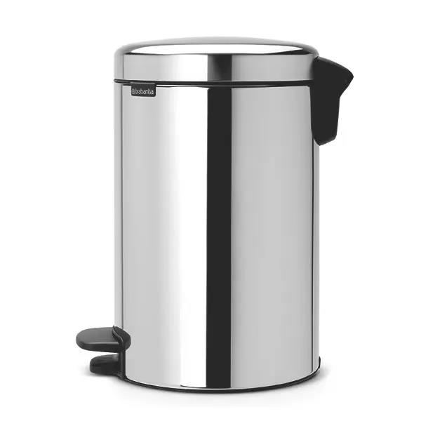 Tret Abfalleimer NewIcon 12L chrom, mit Kunststoff-Eimer