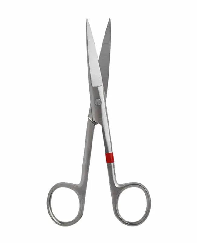 Einmal Chirurgische Schere 14,0cm PK 25 sp/sp gerade