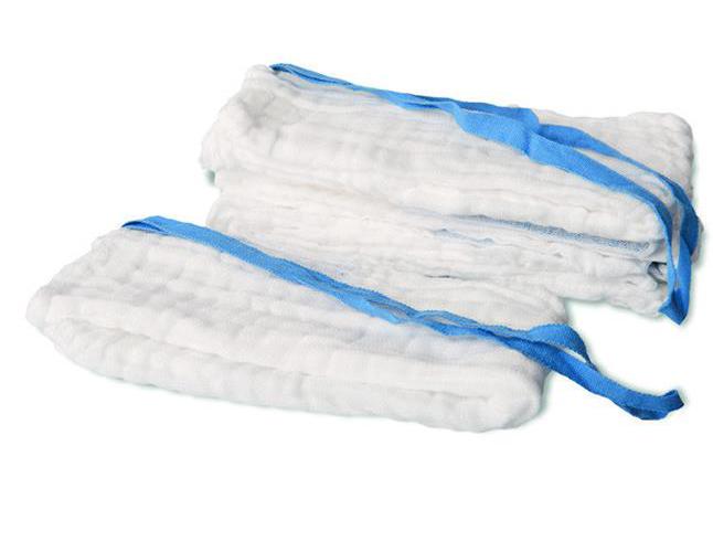 Toptex lite RK Bauchtuch weiß, 40x40cm, 6lagig