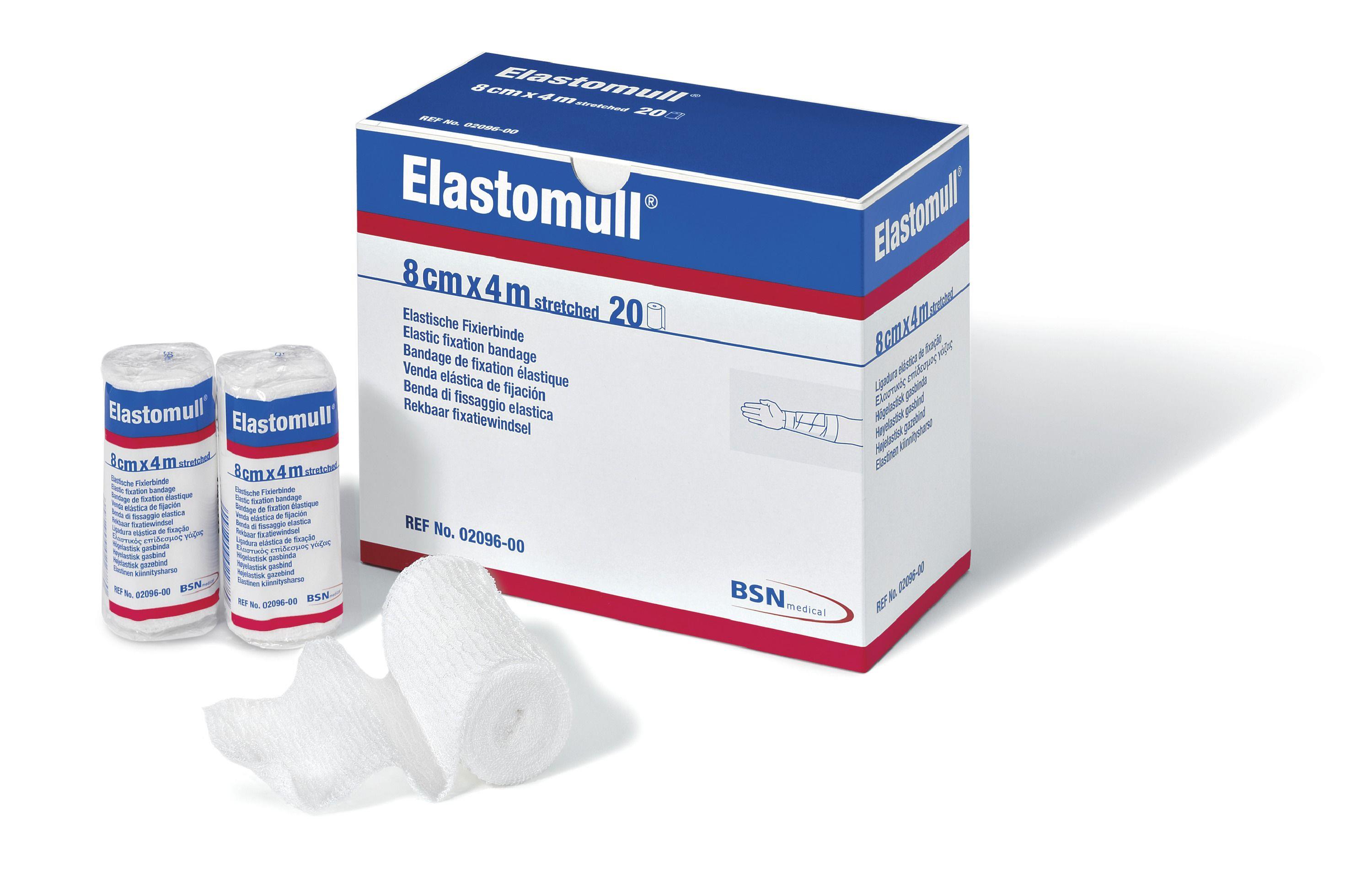 BSN Elastomull 10cm x 4m AP 20 elastische Fixierbinde, weiß