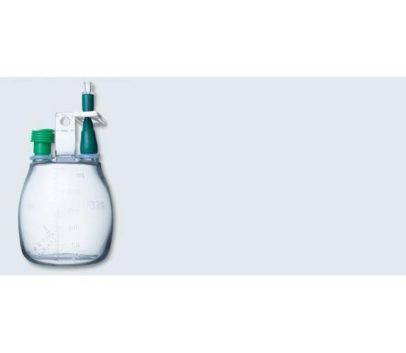 pfm Hochvakuum-Redonflasche 400ml AP 40 Stationssystem, Steckverbindung