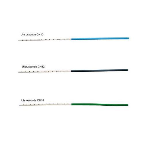 PRINCE MEDICAL Hysterometer CH12 29cm grau PK 25 steril, Einweg-Uterussonde