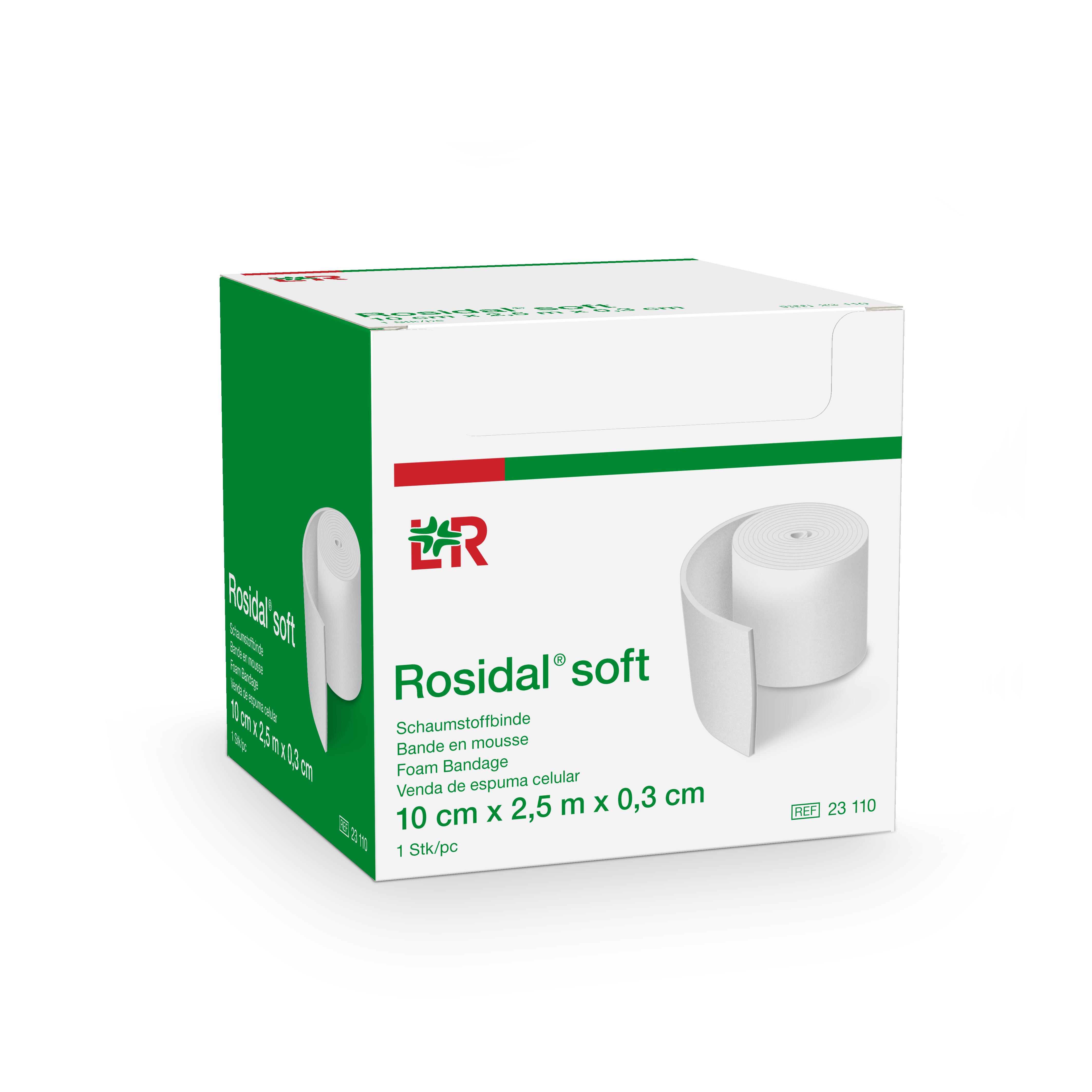 Lohmann & Rauscher International GmbH & Co. KG Rosidal soft Schaumstoffbinde 10cmx0,3cmx2,5m, einzeln verpackt - Bild 3