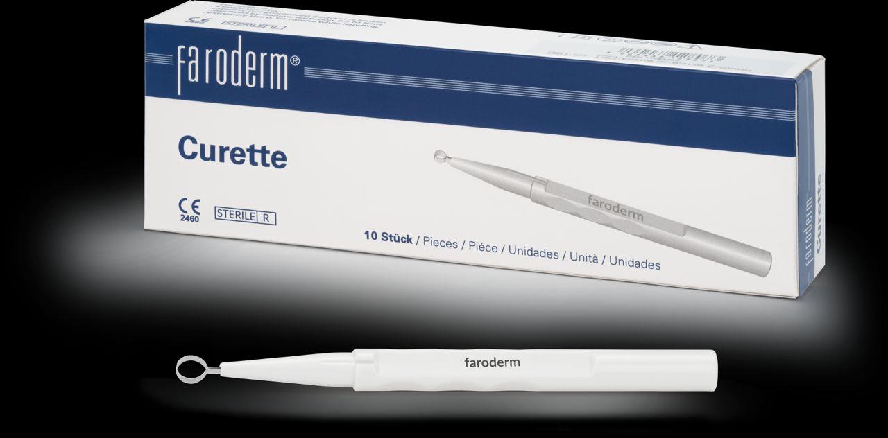 Faroderm Curette 4mm AP 10 steril