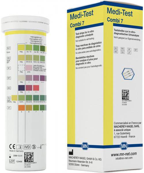MACHERY-NAGEL Medi-Test Combi 7 PK 100 Urinteststreifen