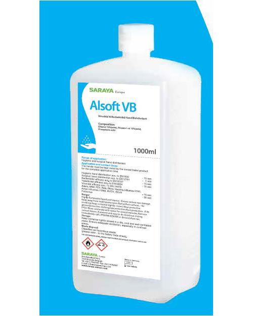 Alsoft VB 1L hygienisches und chirurgisches Händedesinfektionsmittel
