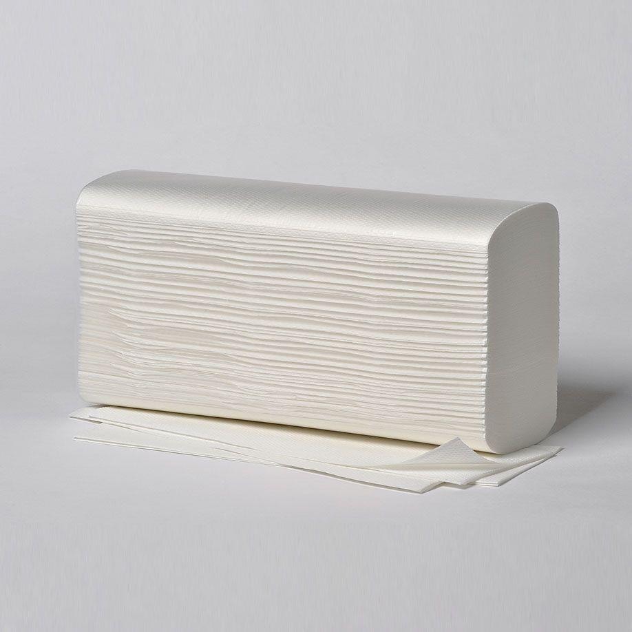 Papierhandtücher Plus 20,3x32cm PK 1860, 2-lg, we, Recy.Interf.