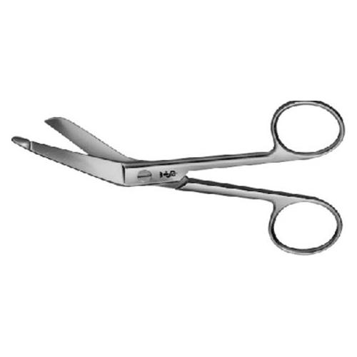 Verband-und Kleiderschere LISTER seitwärts gewinkelt, 180mm