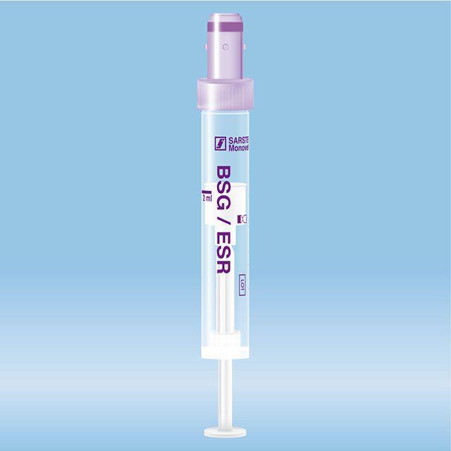 S-Monovette Blutsenkung 2,0ml AP 50 66x11mm Citrat 1:5