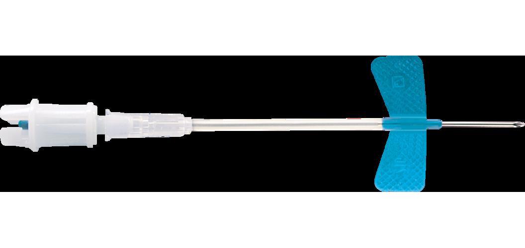 Multifly-Kanülen Nr.16 blau 23G AP 120 0,6x19mm mit kurzem Schlauch