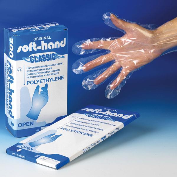 Poly-Handschuhe gehämmert AP 100 Herrengröße