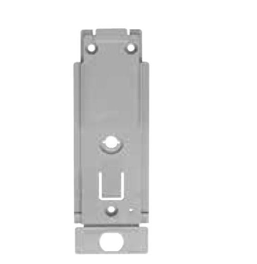 B. Braun Rückplatte f. Wandspender plus graue Kunststoffrückplatte