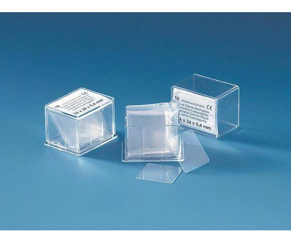 Hämacytometer-Deckgläser geeicht AP 10 20x26x0,4mm