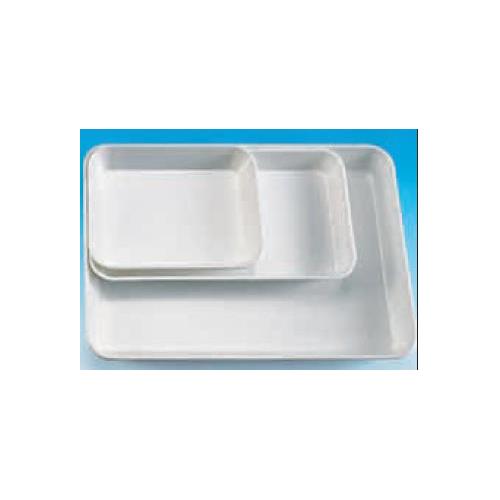 Instrumententablett Melamin weiß 190x150x40mm m. hohem Rand