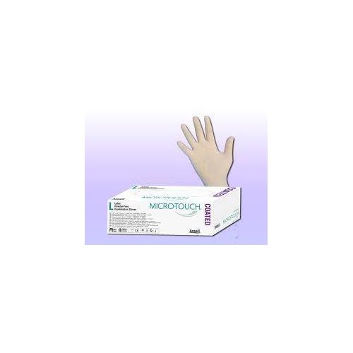ANSELL Micro-Touch Coated USH Latex Gr. L AP 100 unsteril, puderfrei