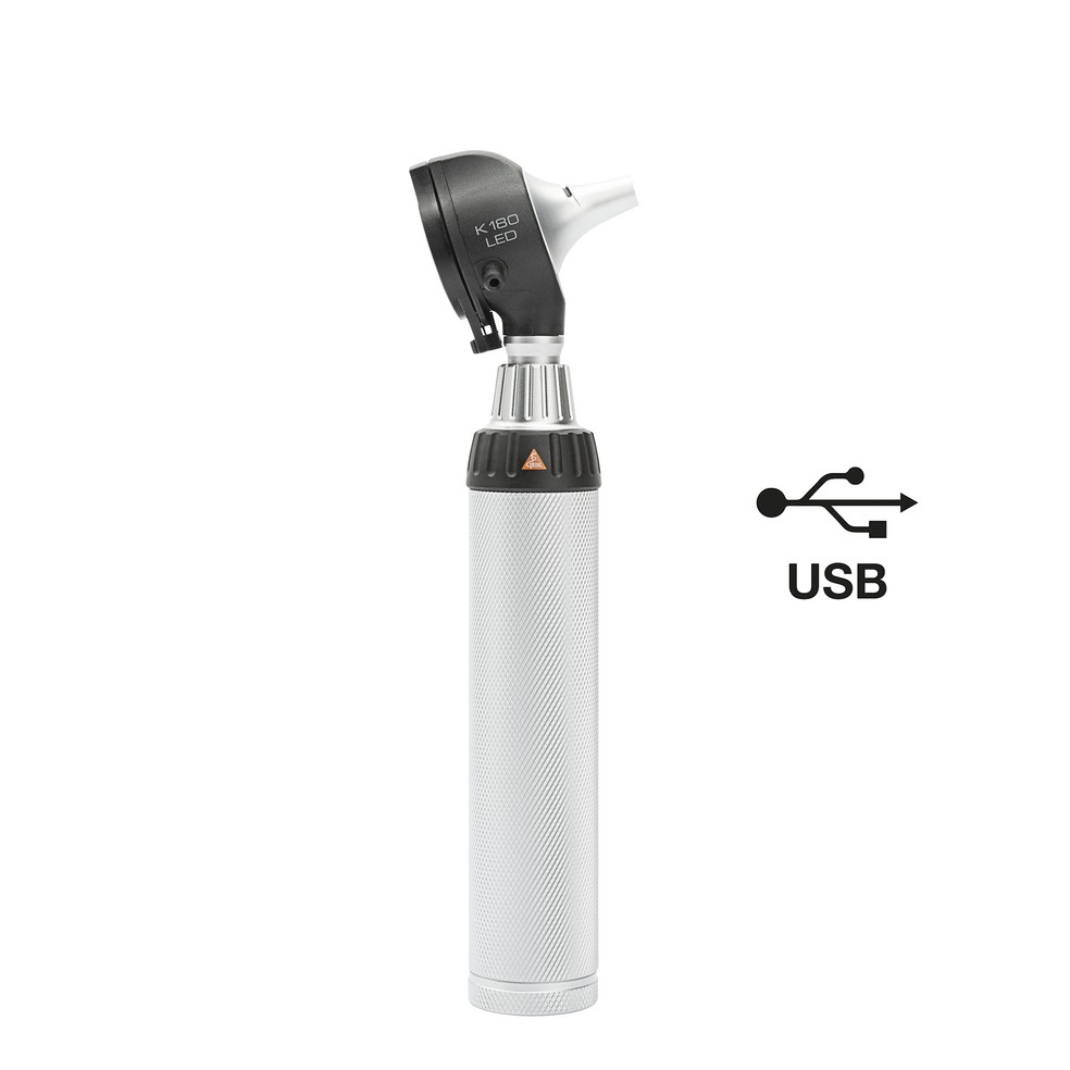 HEINE OPTOTECHNIK HEINE K180 LED F.O. Otoskop mit BETA4 USB Ladegriff