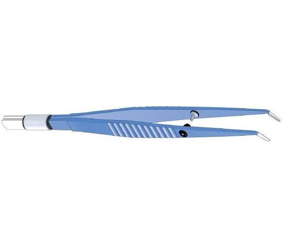 Bipolare-Pinzette Perfekt 16cm 1mm stumpf/gewinkelt