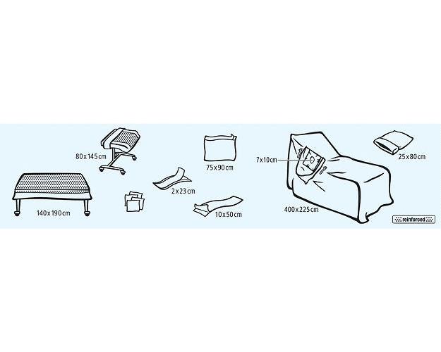 Paul Hartmann AG Foliodrape Protect Schulterart. Set I AP 4 steril, einzeln verpackt