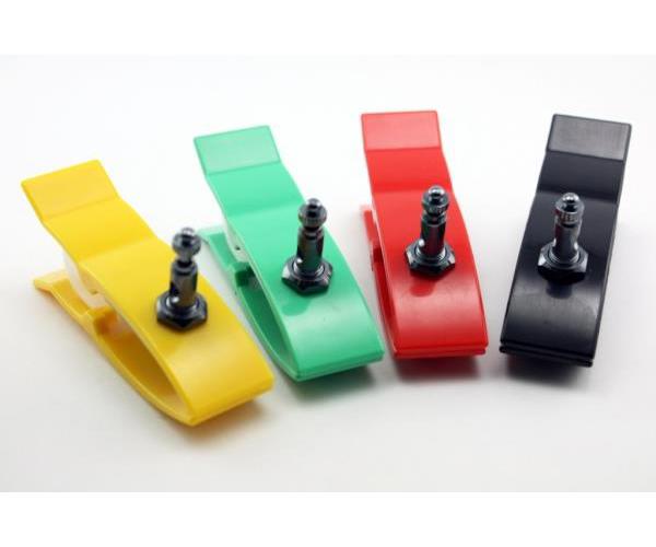 Extremitätenklammern f. Erwachsene PK 4 für 4 mm Bananenstecker