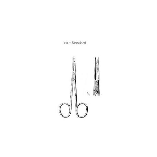 Chirurgische Schere Iris Standard 11,5cm gerade sp/sp