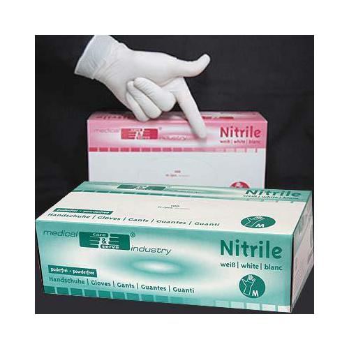 Care & Serve USH Nitril puderfrei AP 100 Klein Gr.6-7, weiß