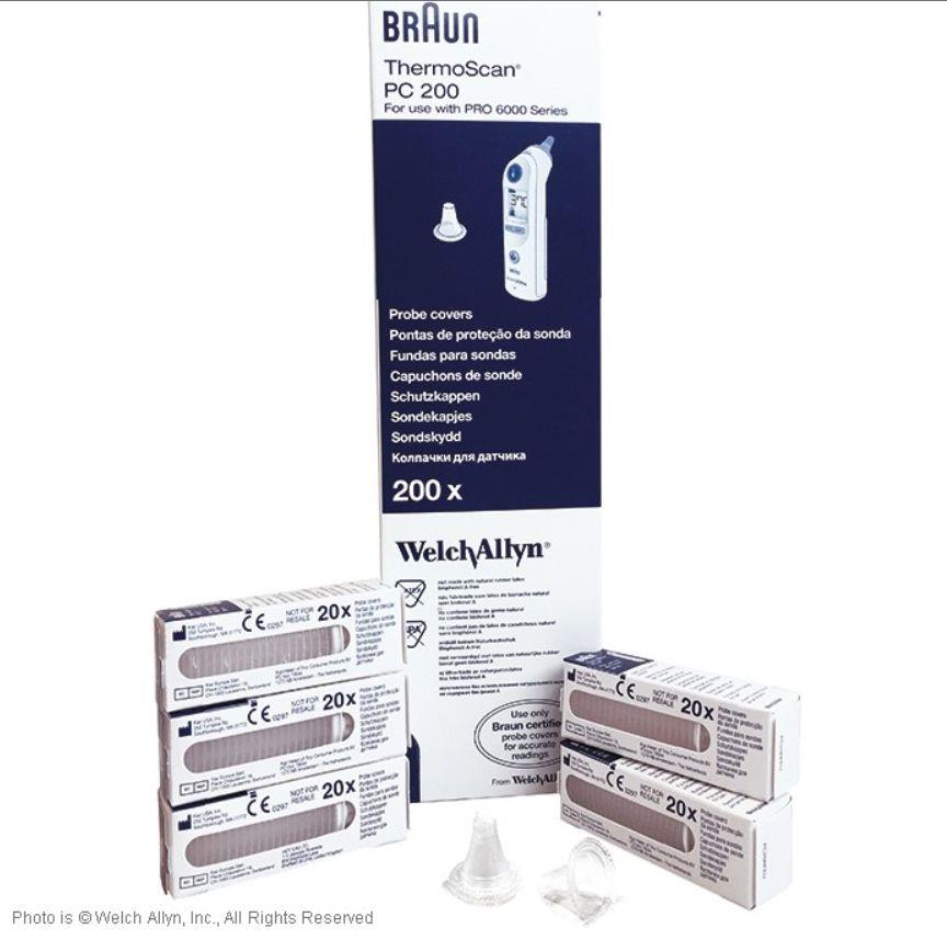 Einmal-Schutzkappen Braun AP 200 f. ThermoScan Pro 6000/4000/3000