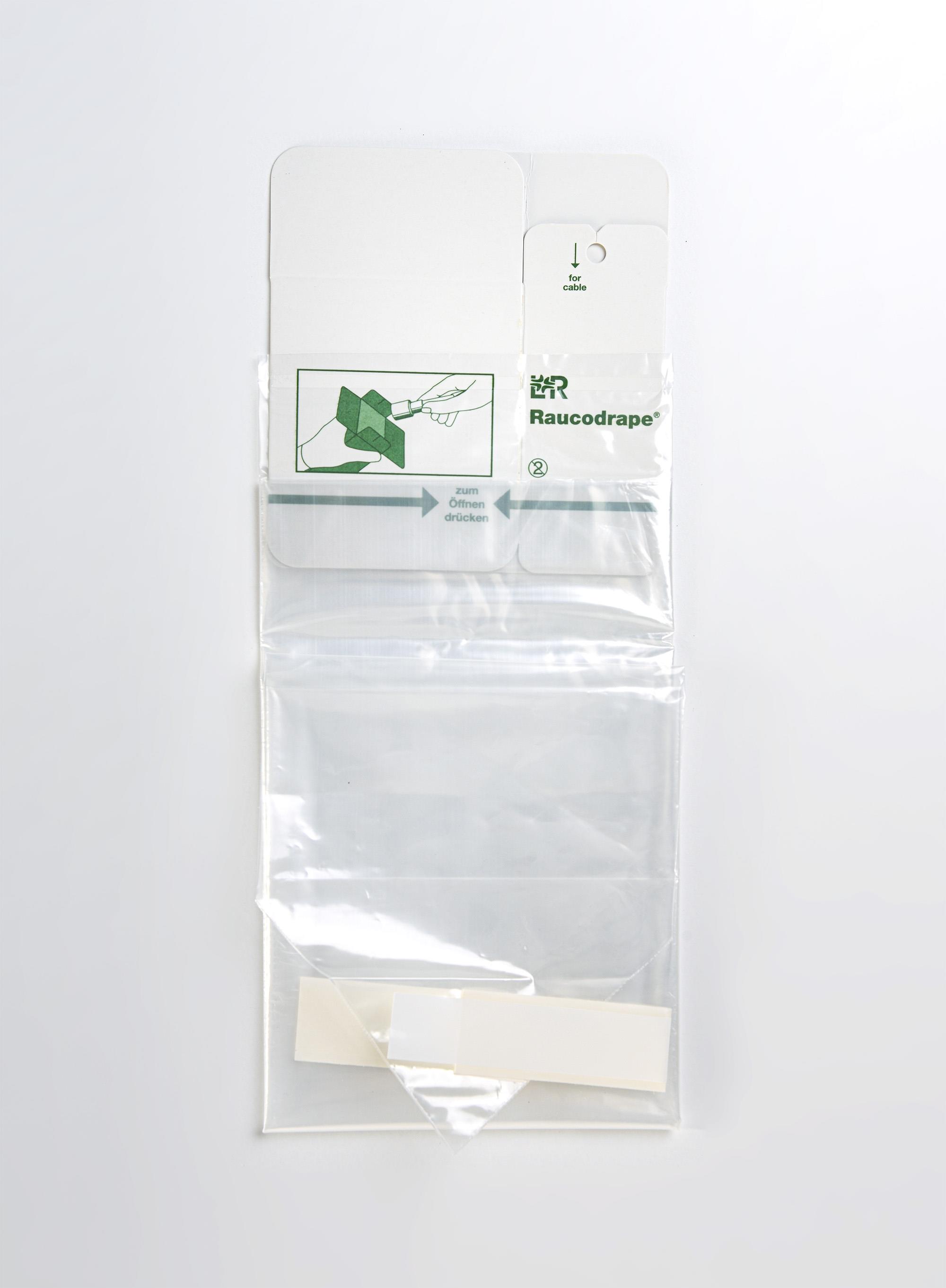 Raucodrape Kamerabezug teleskop- gefaltet, 13x250cm, steril, 55 Stück