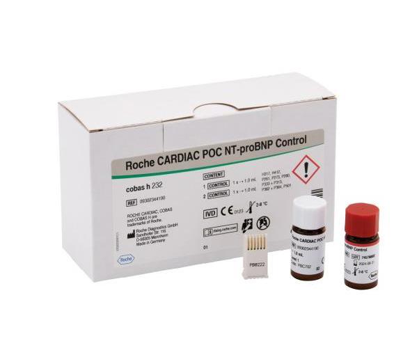 CARDIAC POC NT-proBNP+ Control PK 2 x 1ml Kontrolllösung, Cobas h232