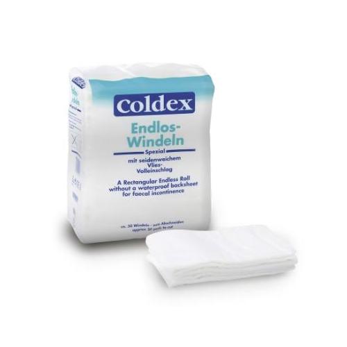 Coldex Endloswindeln 24-lagig 12cm PK 12x30 Stck individuell zuschneidbar