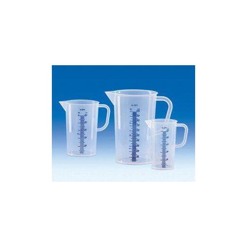Messbecher PP m. Henkel 2000 ml: 20ml blau graduiert