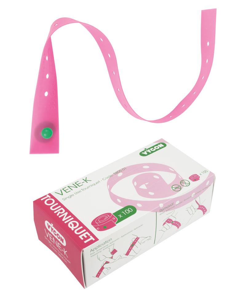 Vene-K Einmal-Stauschlauch PK 100 m. Quick-release Funktion