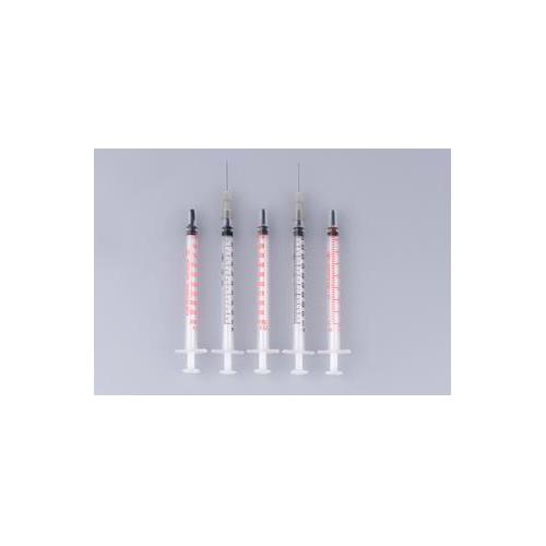 Dispomed Einmalspritze Insulin 1ml AP 100 mit Kanüle 0,45x13mm, U-40