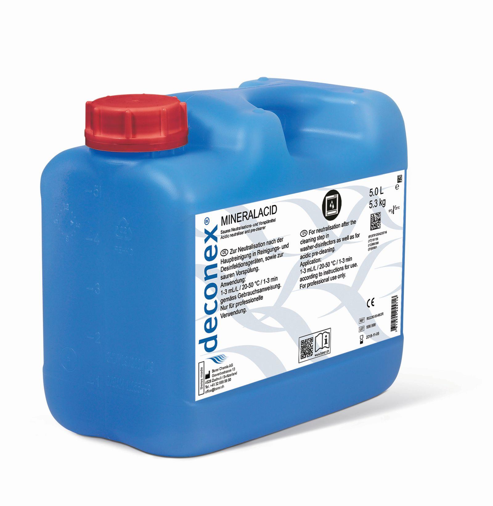 Deconex Mineralacid 5Liter Neutralisations- und Vorspülmittel