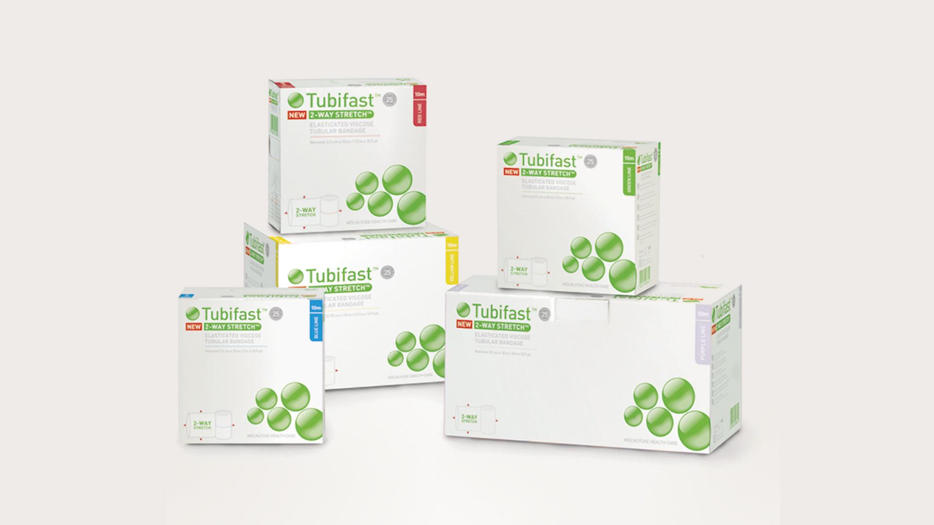 Mölnlycke Health Care AB Tubifast 2-Way Stretch blau 7,5cmx10m elastischer Schlauchverband