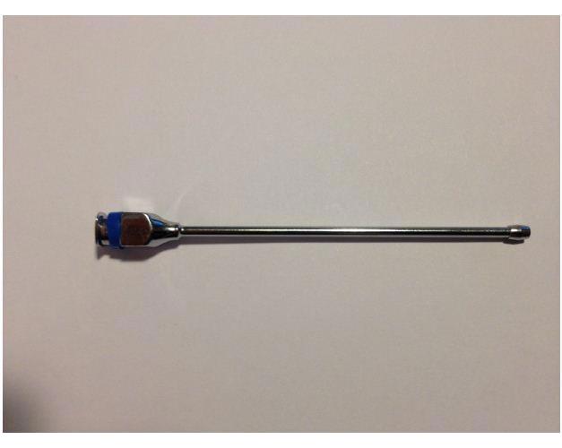 ClinaStar Einmal-Knopfkanüle gerade 8cm AP 40, Ø 2mm, einzeln steril verpackt