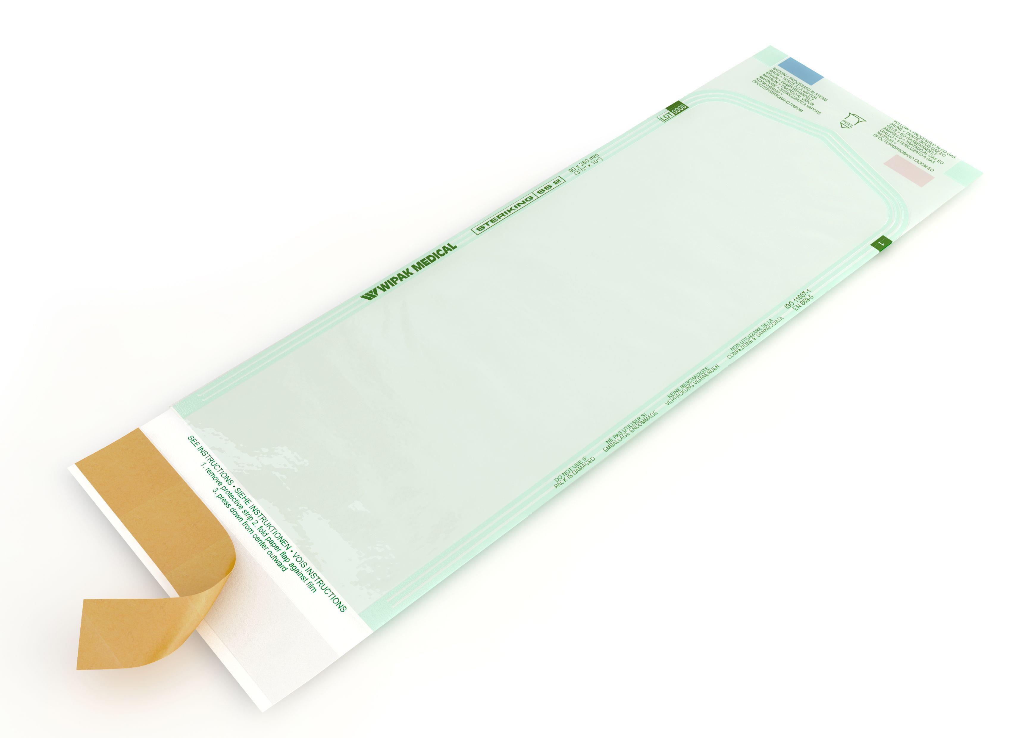 WIPAK Steriking Selbstklebetüte Typ SS AP 200 130x380mm