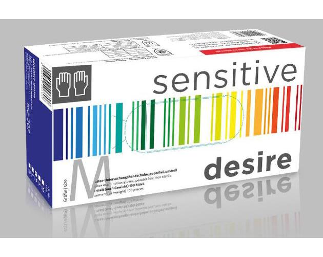 Sensitive Desire USH Latex Gr. S PK 100 puderfrei, unsteril