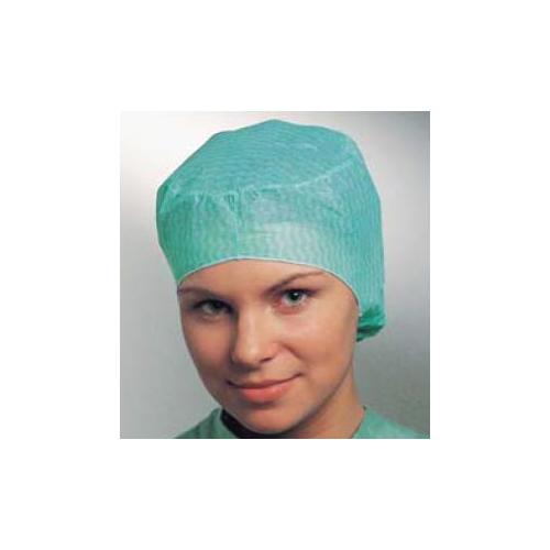 Barrier OP-Haube Peggy grün AP 100 latexfrei, f. langes Haar