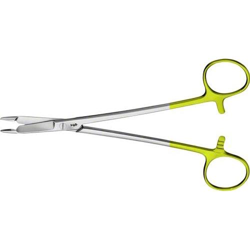 Durogrip-Nadelhalter Hegar-Olsen 16,5cm 5 , gerade, gezahnt, Hartmetall