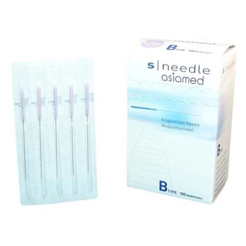 Akupunkturnadel s-needle B-Type AP 100 0,30x30mm braun B3030