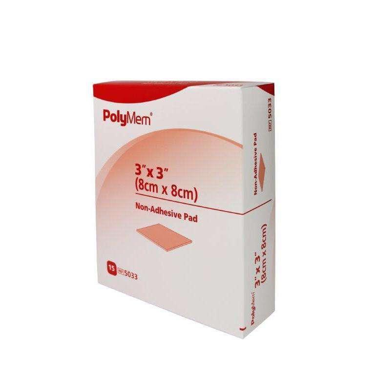 Polymem Wund-Pad 5x5cm, PK20, nicht klebend