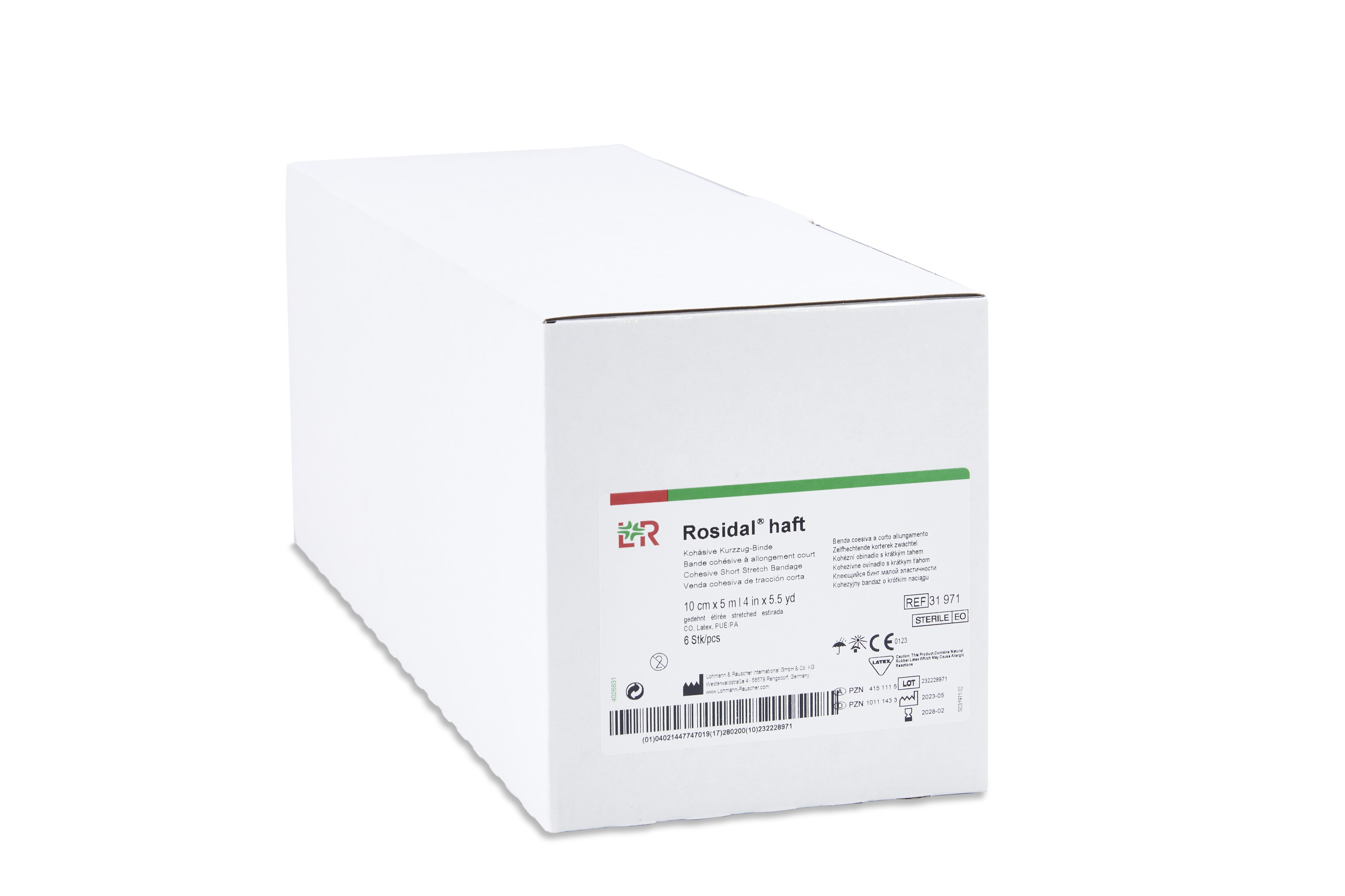 Lohmann & Rauscher International GmbH & Co. KG Rosidal haft Kohäsive Kurzzugbinde 10cmx5m, einzeln verpackt,6 St.,steril - Bild 4